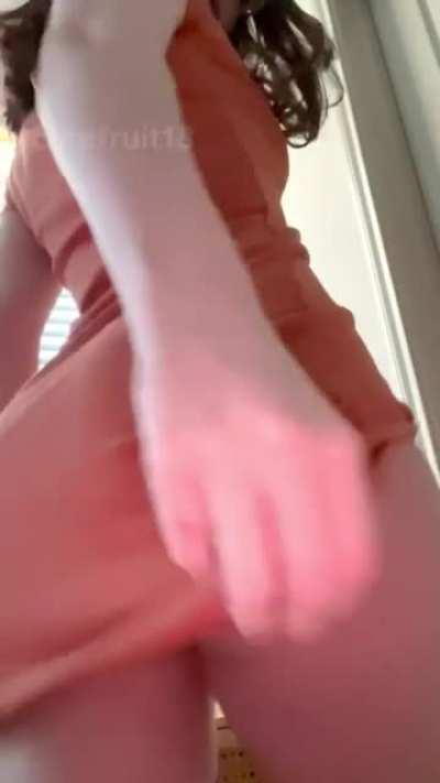 in my opinion, tight dresses are best worn with nothing underneath!