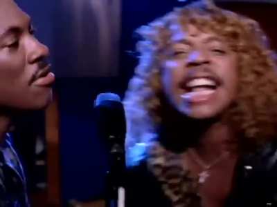 In 1984, Eddie Murphy told Richard Pryor of his plans to make a musical album. Pryor laughed, betting $100k he wouldn’t do it without jokes. Murphy did, & on the inner sleeve he wrote, “To Richard Pryor, my idol, with whom I have a $100k bet. No, moth