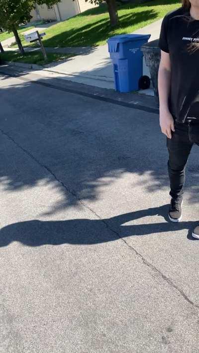 Guy thinks he owns the public street