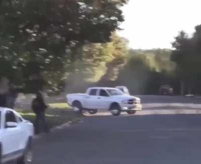 WCGW when attempting to show off a new car..