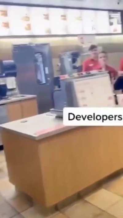 How the developer thinks it will be used, how users use it !! Lol !!