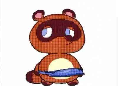 Tom Nook has some nice jiggle physics