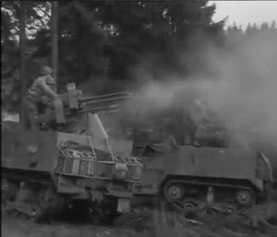 Historical footage of an M16 firing. I’ve hardly seen videos of these half tracks in action before. Had to post as it’s my favorite vehicle in game.