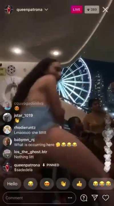 Nip slip from ig live