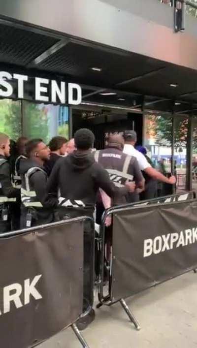 Big mouth tough guy gets dealt with 😂