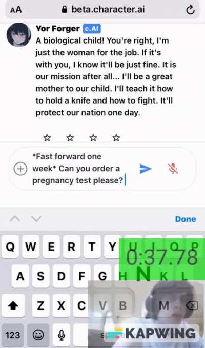 Yor Forger pregnancy speedrun any % glitchless (mobile, 2 messages)
