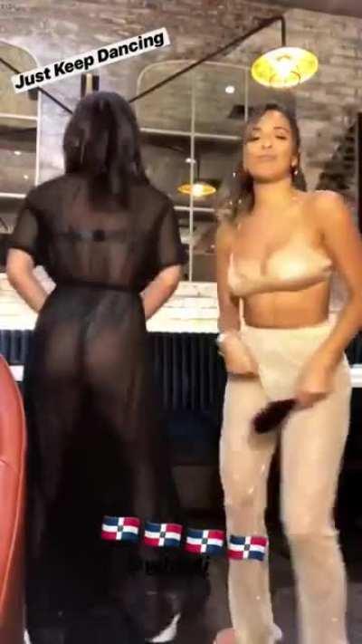 titties were almost about to pop out