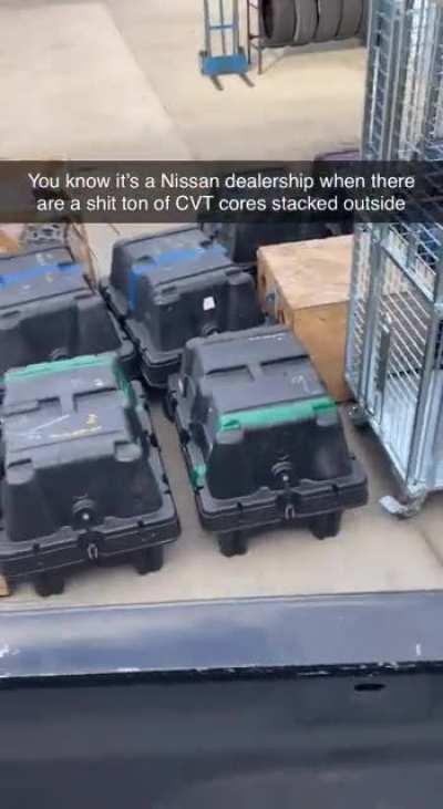 So I delivered to a Nissan Dealership for the first time and…