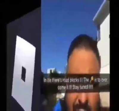 in life you got road blocks