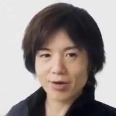 Sakurai after adding literaly any character and getting negative feedback by fans