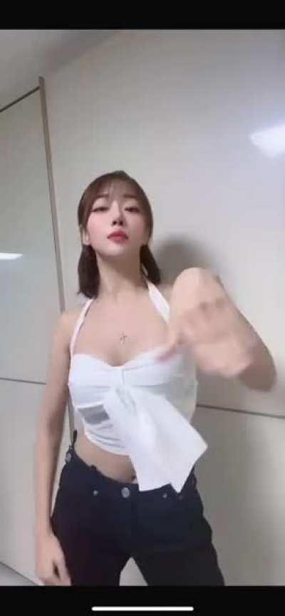 Drop money? I'll stick it between those jugs first