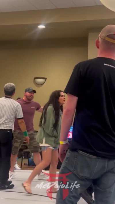 Attack on wrestling referee