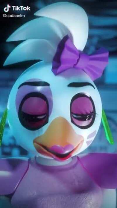 Glamrock Chica steals a iPhone from the mall's apple store and immediately downloads TikTok