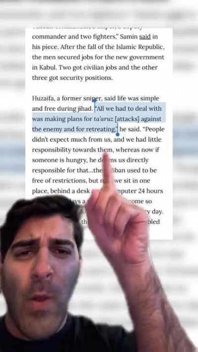 Even the Taliban is tired of living under late stage capitalism.