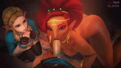 Princess Zelda Learning How To Suck Dick (Fugtrup)