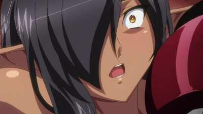 Queen Olga's spell can't protect her (Kuroinu Ep 1)