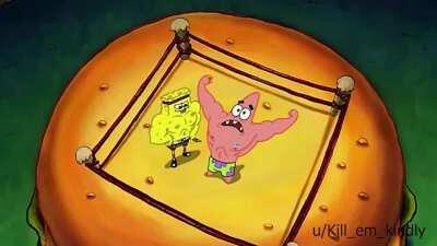 Mission 19 but it's the Fry Games from Spongebob