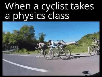 As a cyclist, this looks super fun. However, if he fell off at that speed, he would be fucked.