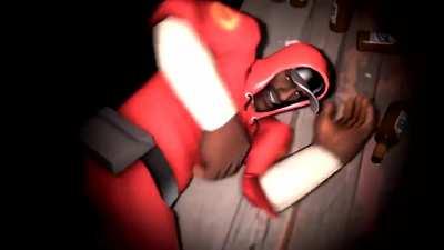 Demoman fells into the void