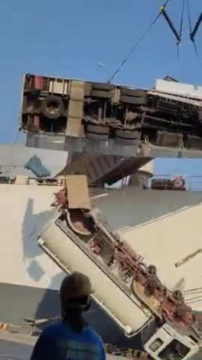 Well to start with, I don’t think the truck was supposed to disintegrate