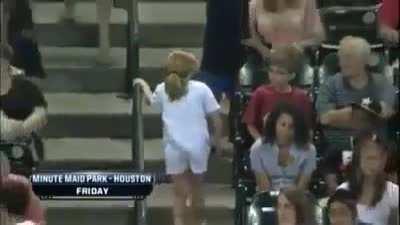 She is an adult and that girl is really small.She literally snatched the ball from the little girl, without even thinking about how old and trashy she would be.