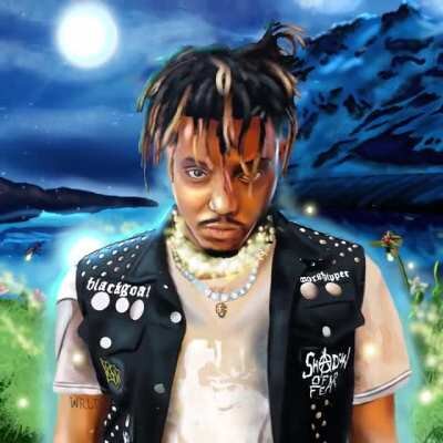 Juice Wrld Digital Acrylic Painting on procreate | Collabed with v2_motion for animation | Inspired by the original Corey Pane painting/cover art. So much fun to do! LLJW - mikeyillustrate