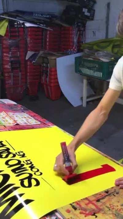 Precisely writing a poster