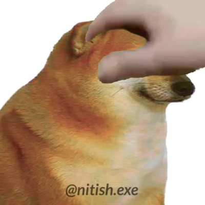 Headpat Meme feat. Cheems. IB:- nitro.if