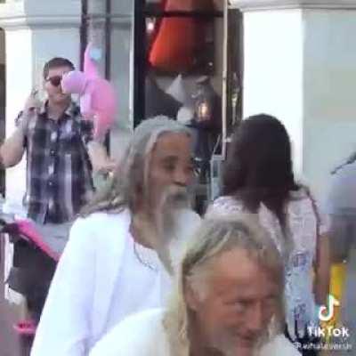 He keeps it high and tight!