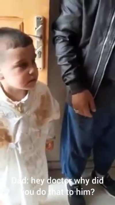 Parents pay to have child's genitals mutilated against child's will, then laugh in distraught child's face.