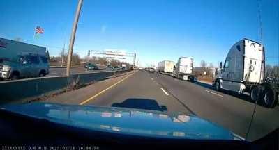 My father-in-law has some good reaction time I guess