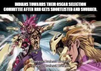 Unironically speaking, it is truly a disgusting crime that RRR is shortlisted and snubbed.