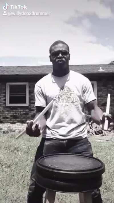 Most badass drummer i've seen