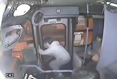 Trying to steal a purse.