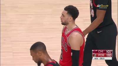 [Highlight] Zach Lavine misses the game-tying three