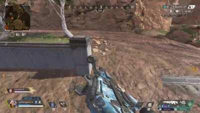 One of the rare moments my aim matches my movement :)