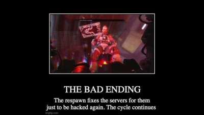 Titanfall 2 Server hack, ALL ENDINGS (Ending explanation in the comments)