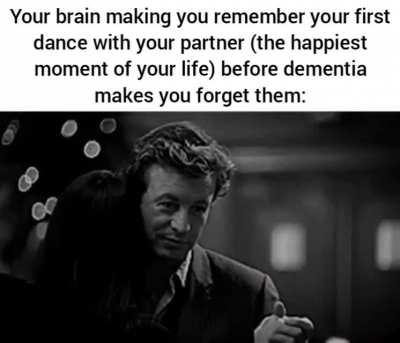 it's just a burning memory