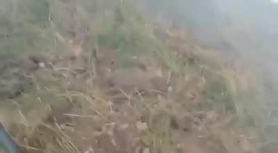 Ukranian BTR-82A Rescues a Ukranian Squad Under Fire (2022)