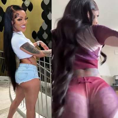 GloRilla throwing it back