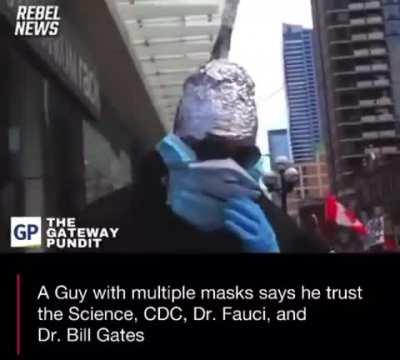 The only thing that gave this away was the tin foil hat