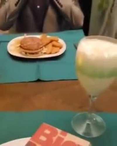 What a fine meal these gentlemen are having