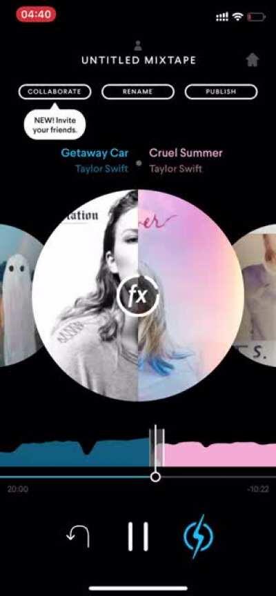 Getaway Car transitions perfectly to Cruel Summer