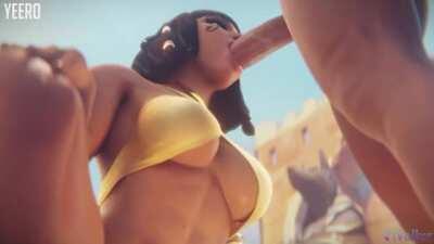 Pharah sucking dick (Yeero, Volkor) [Overwatch]