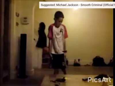 He didn’t even have the anti gravity shoes on