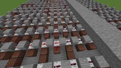 Weather Hacker in Minecraft noteblock. I spend 10 hours of my night to make this and I made it in time before the graduation stream. It's not perfect, but I did my best.