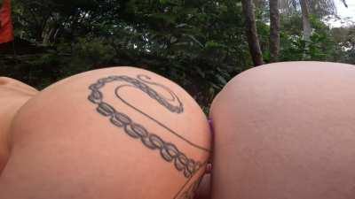 My bestfriend and I love showing off our big asses! :) (OC)