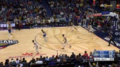 [Highlight] Kuminga gets 4 offensive rebounds in one play then finally makes the shot