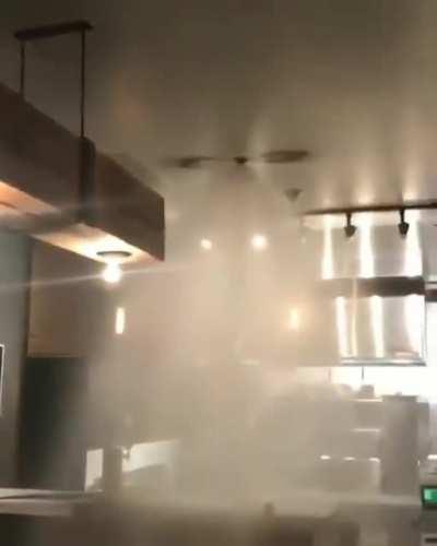 That's sprinkler system was on point though