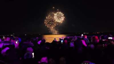 Late post, but here are the New Year fireworks from the Harbourfront